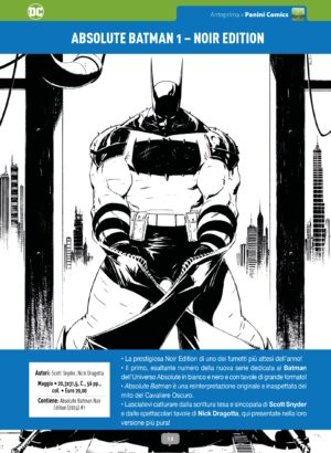 ABSOLUTE BATMAN 1 – NOIR EDITION