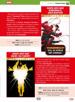MARVEL MUST-HAVE THUNDERBOLTS:  SENZA QUARTIERE