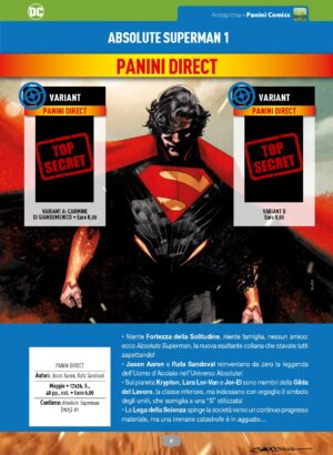 ABSOLUTE SUPERMAN 1 VARIANT B