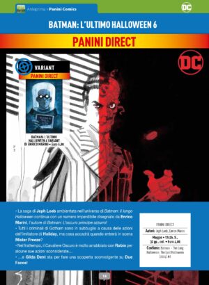 BATMAN: L’ULTIMO HALLOWEEN 6 VARIANT DI ENRICO MARINI