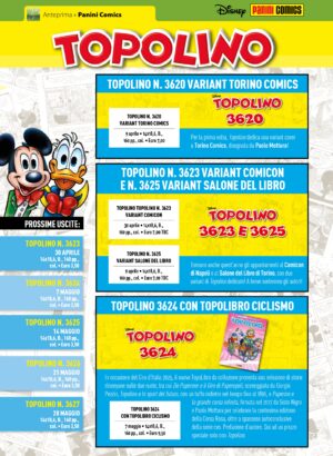TOPOLINO N. 3623 VARIANT COMICON