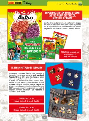 TOPOLINO N. 3626 – Set pin 1