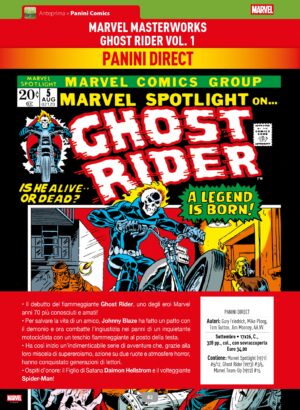 MARVEL MASTERWORKS GHOST RIDER VOL. 1