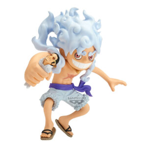 71185 - ONE PIECE - MEGA WORLD COLLECTABLE FIGURE - MONKEY D.LUFFY VS BORSALINO - STATUA 13CM