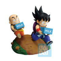 69060 - DRAGON BALL - ICHIBANSHO FIGURE FROM ICHIBANSHO - FANTASTIC ADVENTURE 2 - SON GOKU & KRILLIN - STATUA 12CM