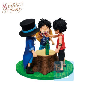 69041 - ONE PIECE - ICHIBANSHO FIGURE FROM ICHIBANSHO - DRAMATIC MEMORIES - ACE & SABO & LUFFY - STATUA 10CM