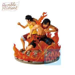 69045 - ONE PIECE - ICHIBANSHO FIGURE FROM ICHIBANSHO - DRAMATIC MEMORIES - ACE & LUFFY - STATUA 15CM