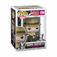JOJO'S BIZARRE ADVENTURES - POP FUNKO VINYL FIGURE 2146 JOSEPH JOESTAR WITH IGGY 9CM