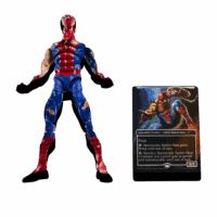 MARVEL CLASSIC LEGENDS - MAGIC: THE GATHERING BATTLE DAMAGED SPIDER-MAN - ACTION FIGURE 15CM