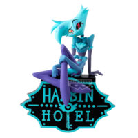 29702 - HAZBIN HOTEL - MONITOR TOP FIGURE - ANGEL DUST (VERSIONE B) - STATUA 16CM