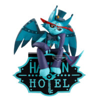 29704 - HAZBIN HOTEL - MONITOR TOP FIGURE - HUSK (VERSIONE B) - STATUA 15CM