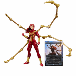 MARVEL CLASSIC LEGENDS - MAGIC: THE GATHERING MARY JANE IN IRON SPIDER SUIT - ACTION FIGURE 15CM