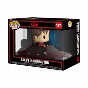 STRANGER THINGS - POP FUNKO RIDE VINYL FIGURE 137 STEVE HARRINGTON (IN CAR) 15CM