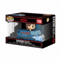 STRANGER THINGS - POP FUNKO RIDE DELUXE VINYL FIGURE 138 STEVE WITH THE SQUAWK VAN 15CM