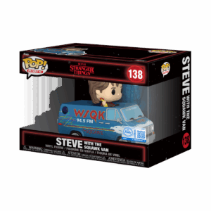 STRANGER THINGS - POP FUNKO RIDE DELUXE VINYL FIGURE 138 STEVE WITH THE SQUAWK VAN 15CM