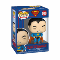 DC COMICS: SHIELD THROUGH THE AGES - POP FUNKO VINYL FIGURE 000 GOLDEN AGE SUPERMAN 9CM